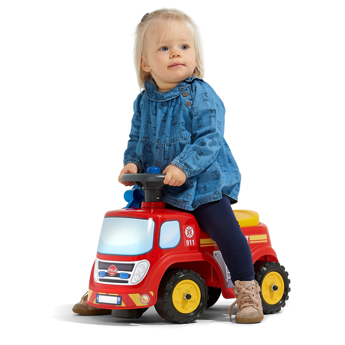 Brandbil Ride-On Röd Falk 